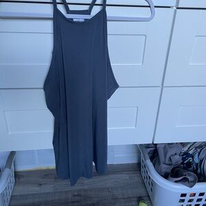 Athleta Dark Gray Sleeveless Tank Top